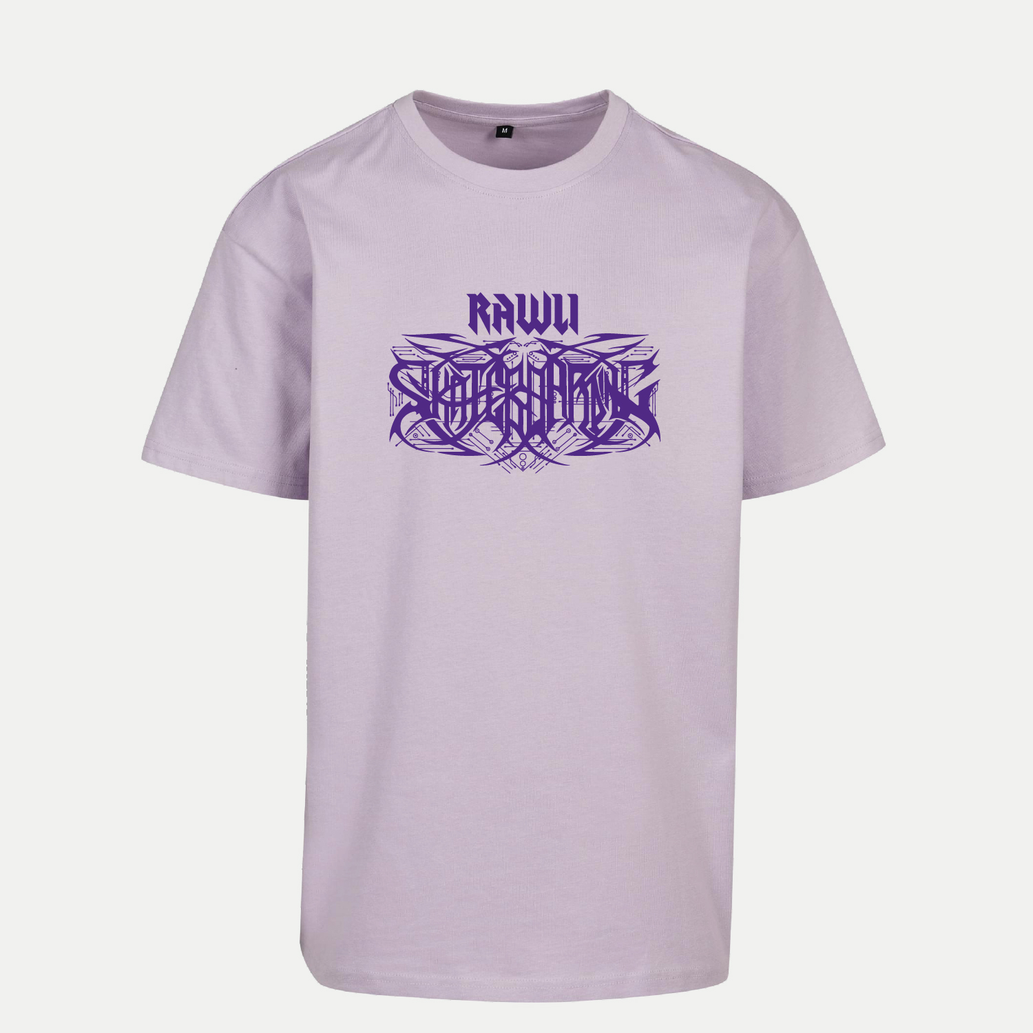 DEATH PRINT | VIOLET | OVERSIZED TEE | RAWLI