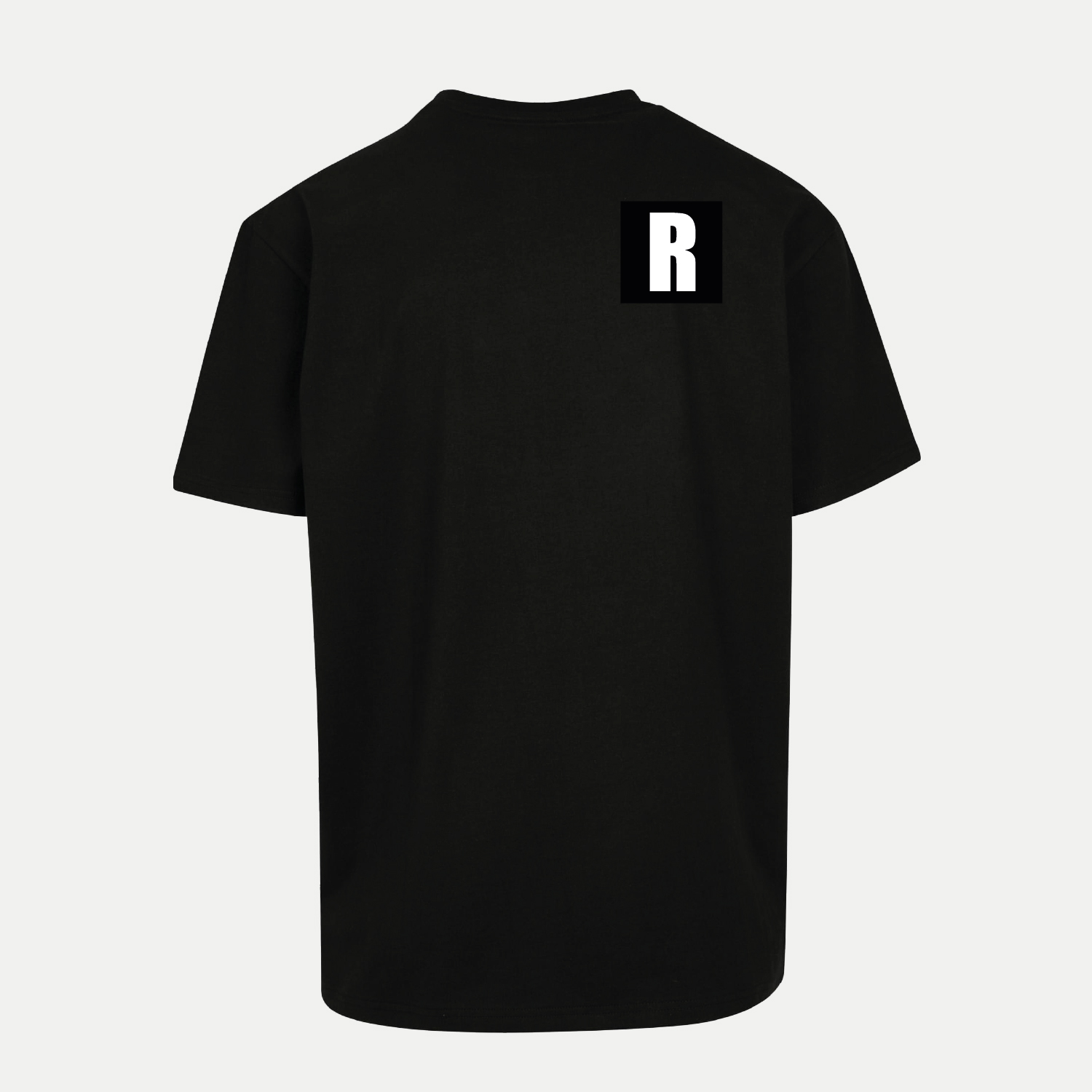 BLOG LOGO PRINT | BLACK | OVERSIZED TEE | RAWLI
