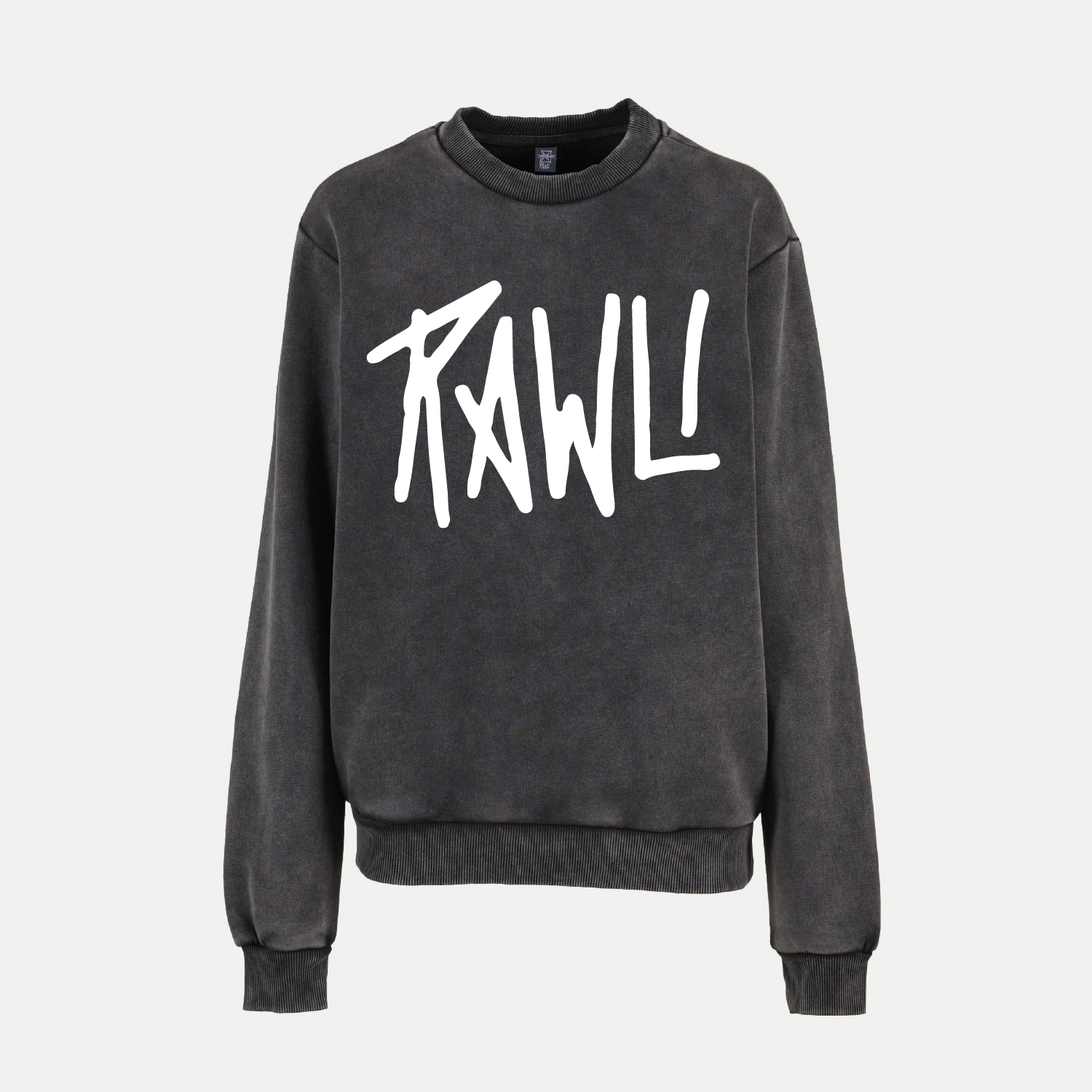 ICONIC LOGO PRINT | ACID WASHED | MAGNET | OVERSIZED SWEATER | RAWLI
