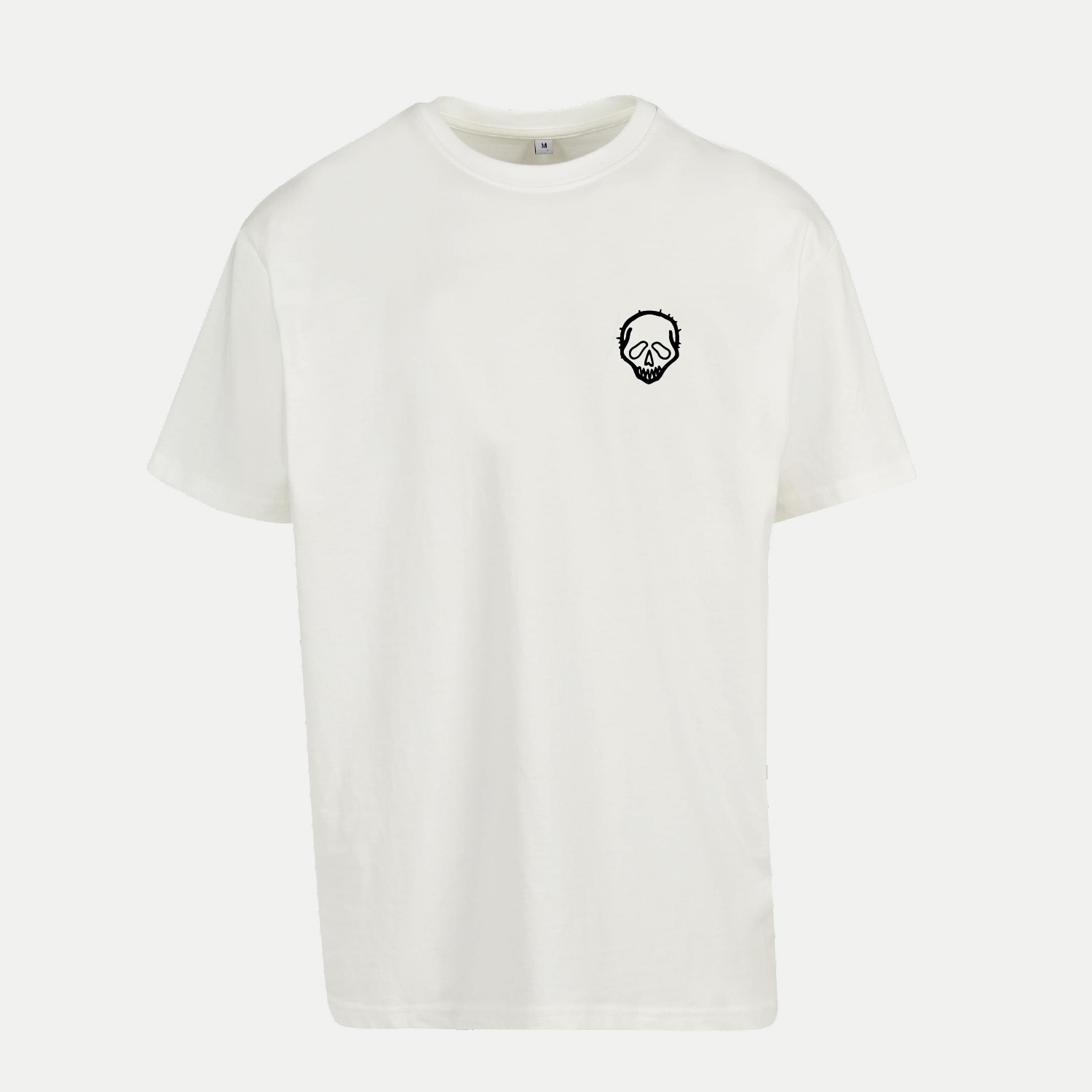 ICONIC LOGO PRINT | WHITE | OVERSIZED TEE | RAWLI