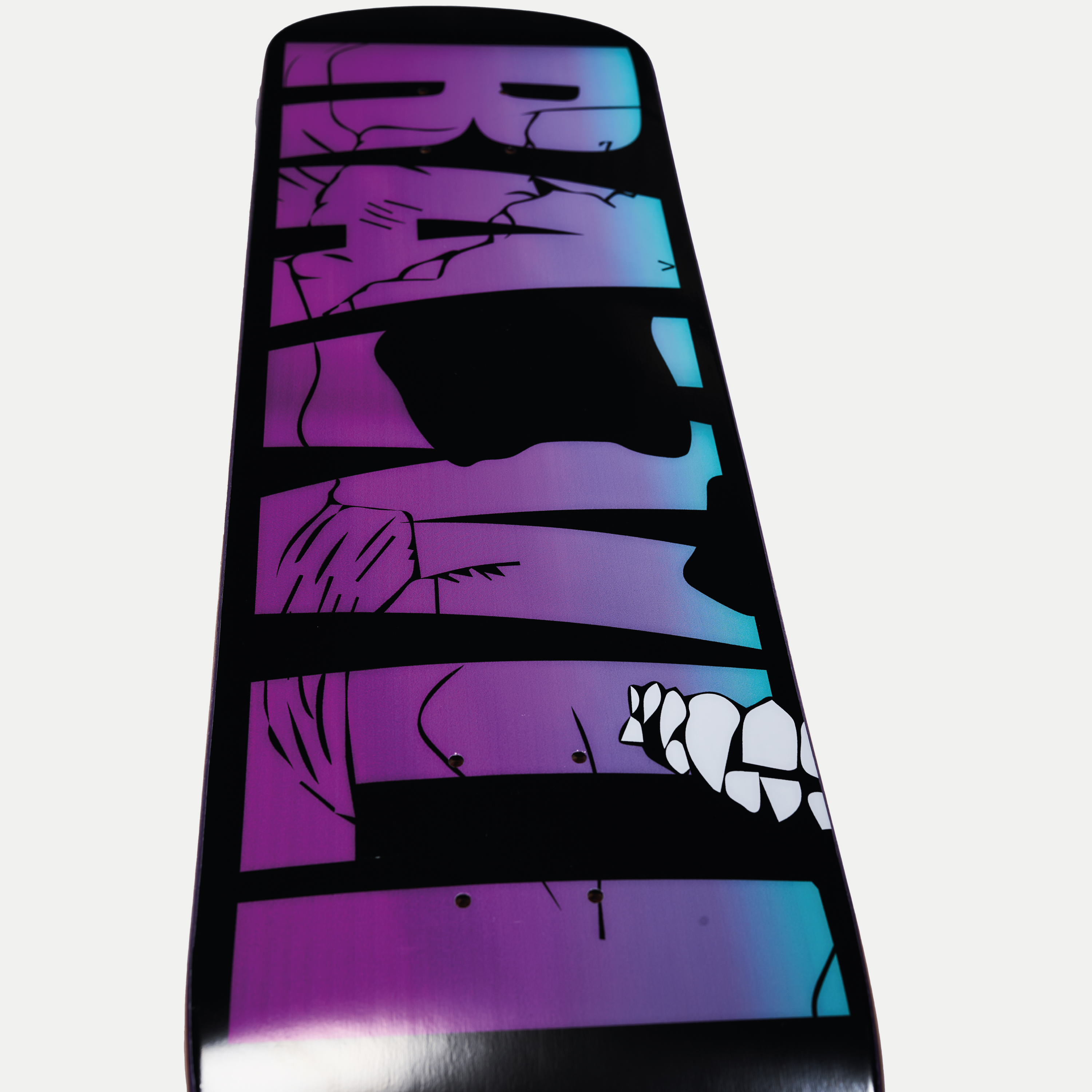 Skateboard | Deck | Brand Logo Rainbow Skull | Medium Concave | Canadian Maple