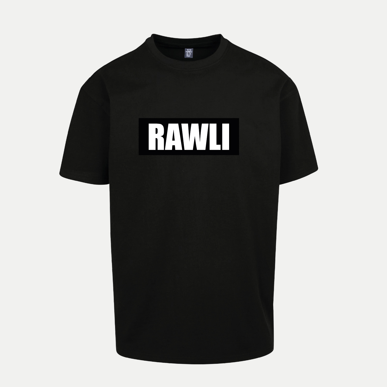 BLOG LOGO PRINT | BLACK | OVERSIZED TEE | RAWLI