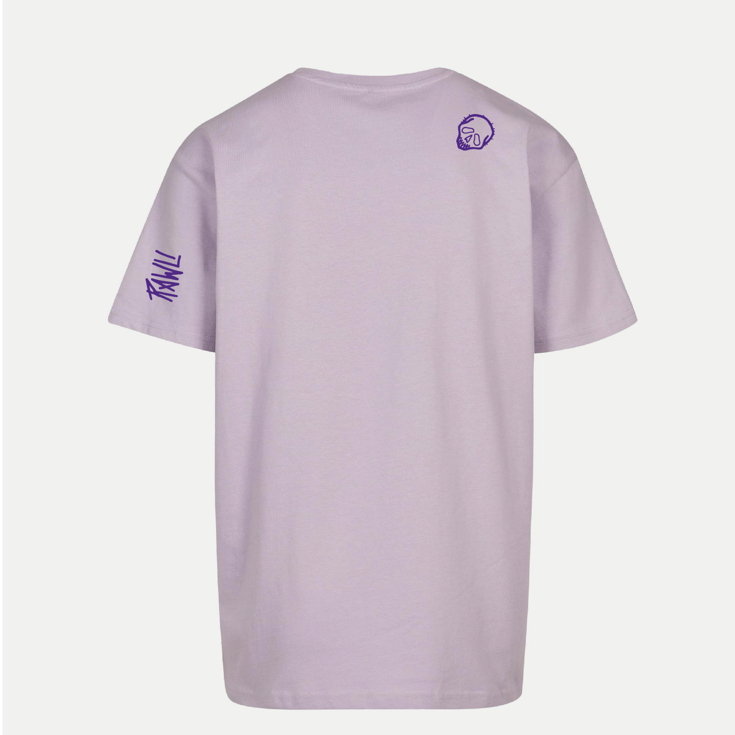 DEATH PRINT | VIOLET | OVERSIZED TEE | RAWLI