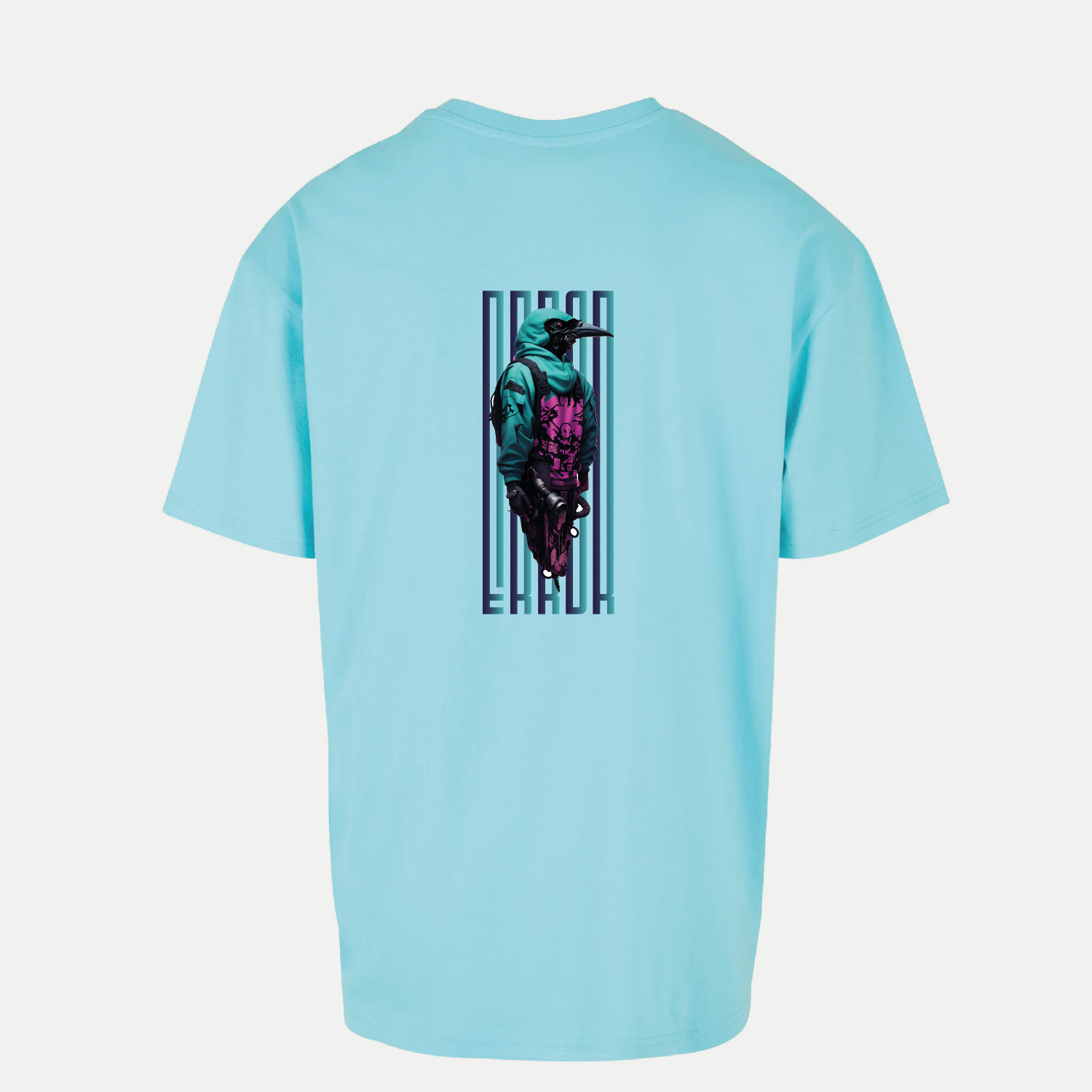 RoboBird PRINT | FreshBlue | OVERSIZED TEE | RAWLI