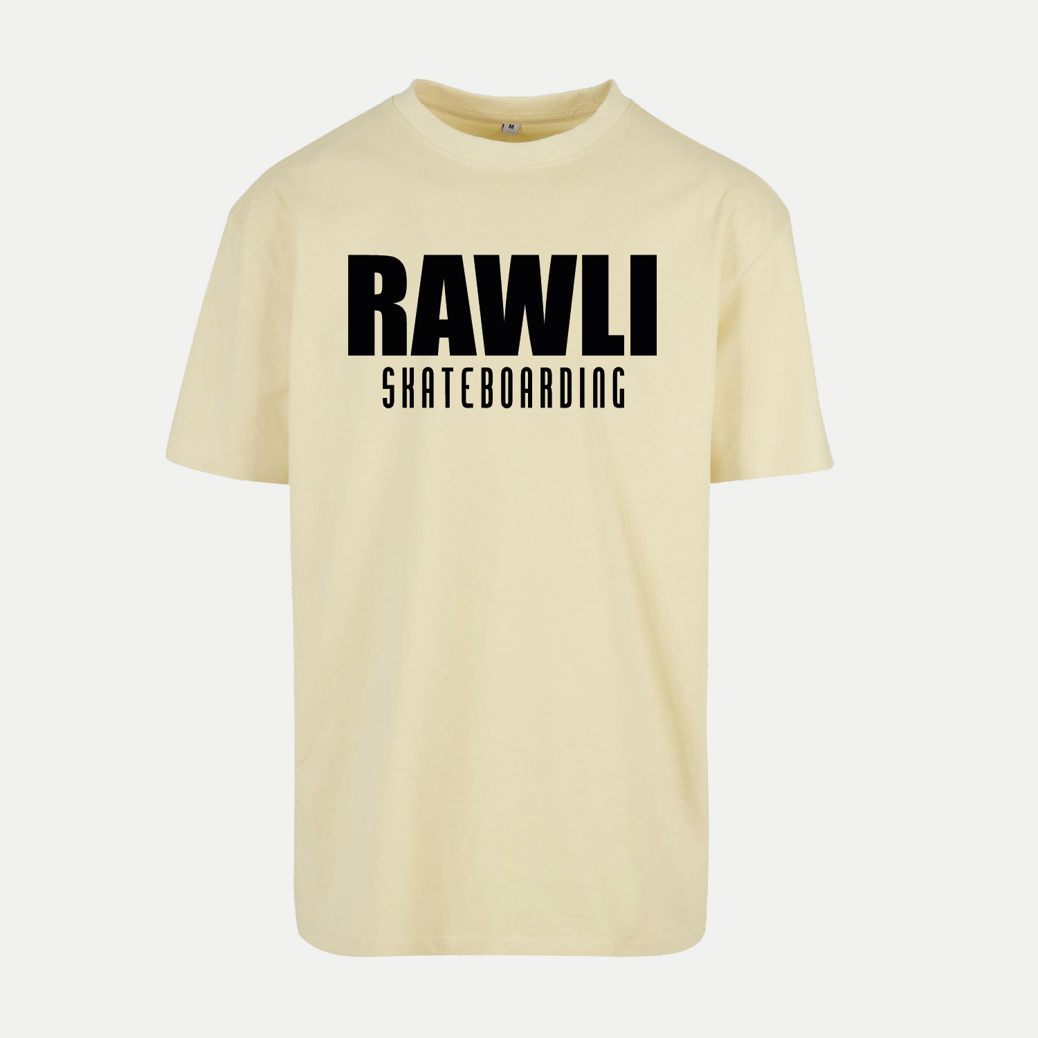 Classic LOGO PRINT | SOFTYELLOW | OVERSIZED TEE | RAWLI