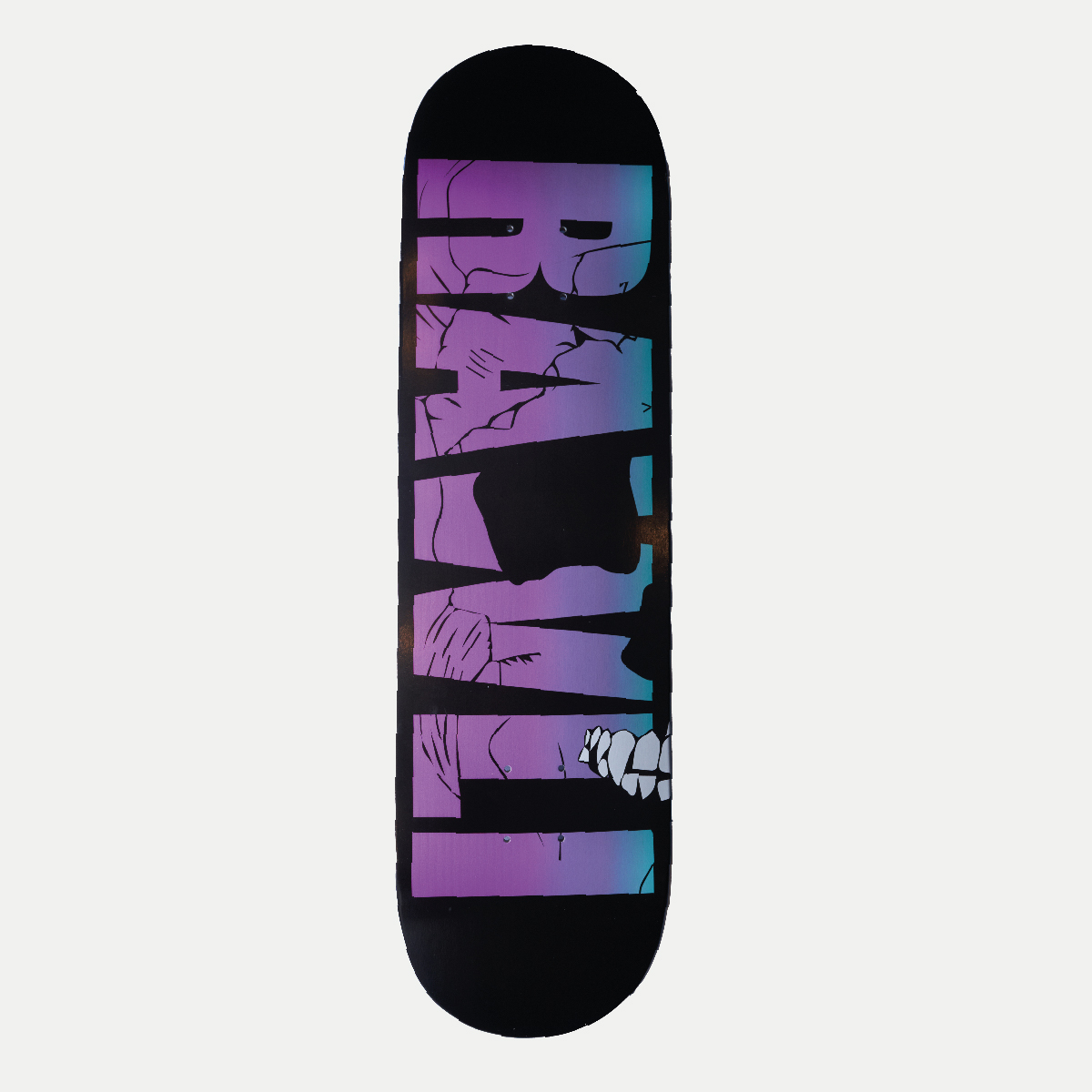 Skateboard | Deck | Brand Logo Rainbow Skull | Medium Concave | Canadian Maple