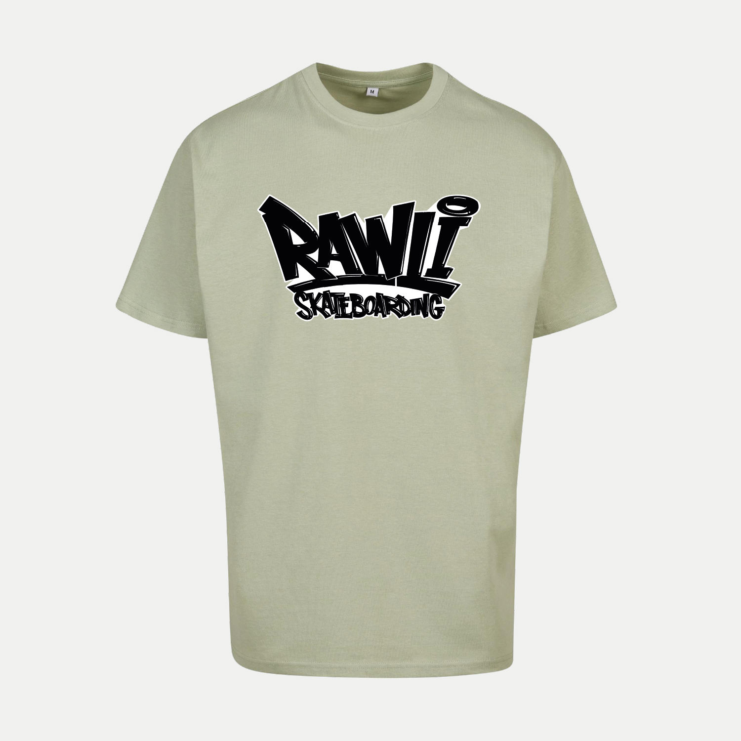 Classic LOGO PRINT | SOFTSALVIA | OVERSIZED TEE | RAWLI
